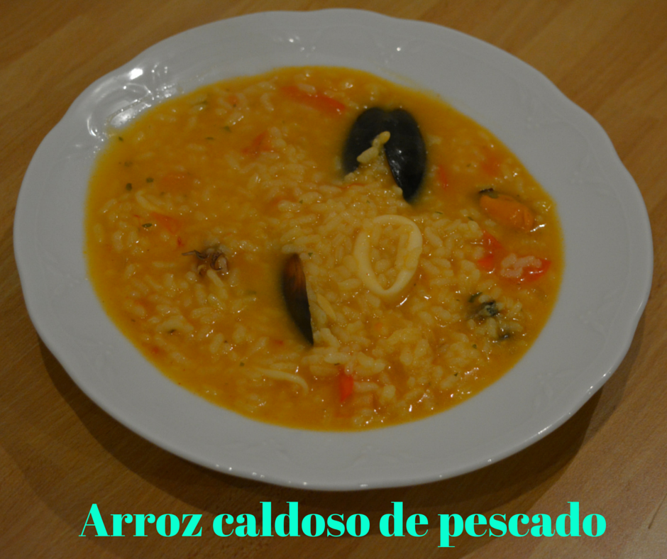 Arroz caldoso de pescado