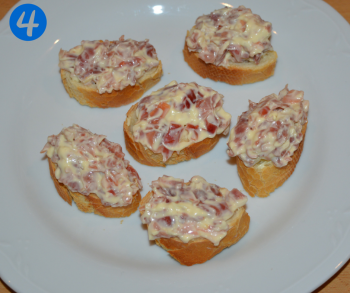 04.Maionese, jamon e pane pintxos jamon e queso