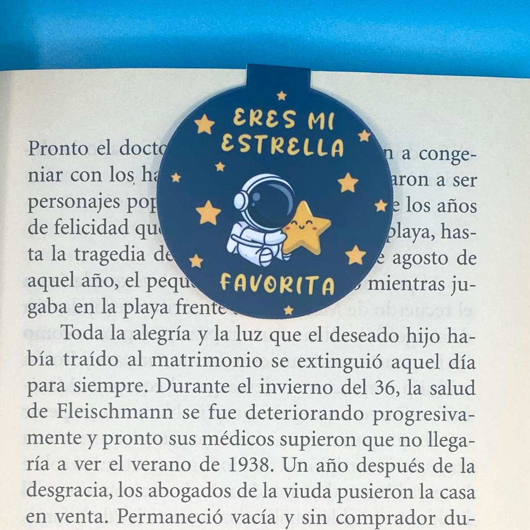 Segnalibro magnetico eres mi estrella favorita - aspassoperlaspagna.it
