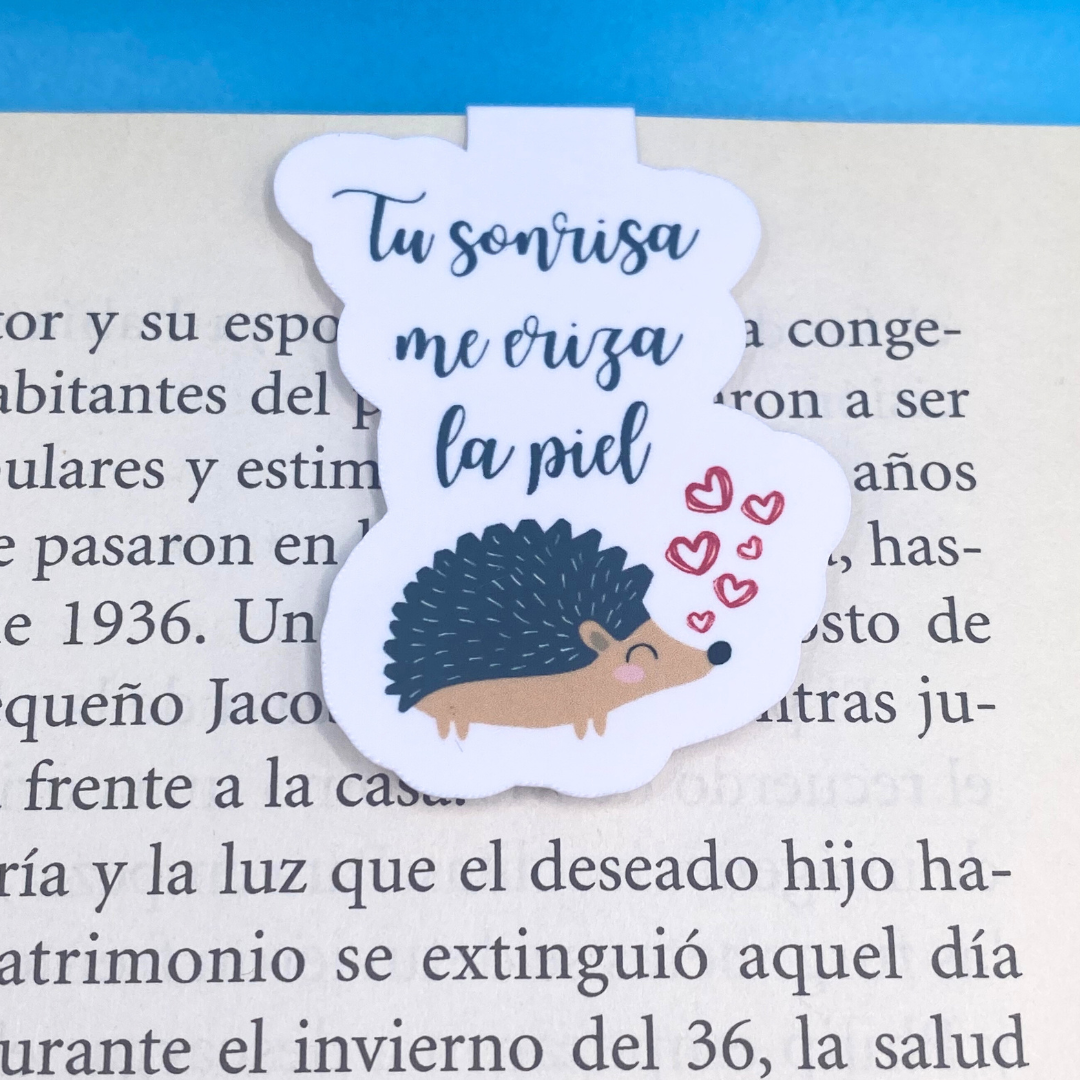 Segnalibro magnetico tu sonrisa me eriza la piel - aspassoperlaspagna.it