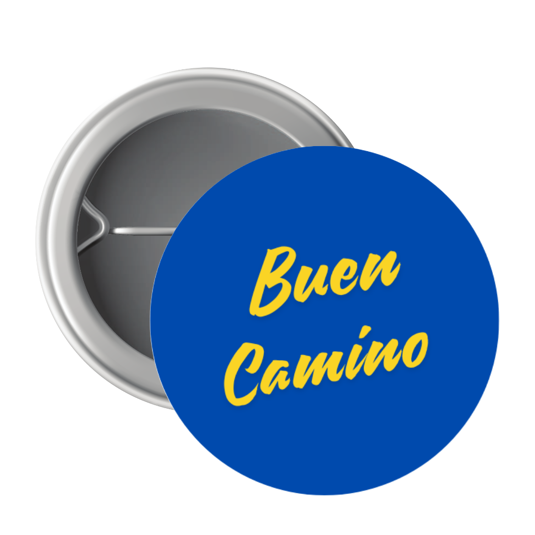 Spilla buen camino santiago blu - aspassoperlaspagna.it