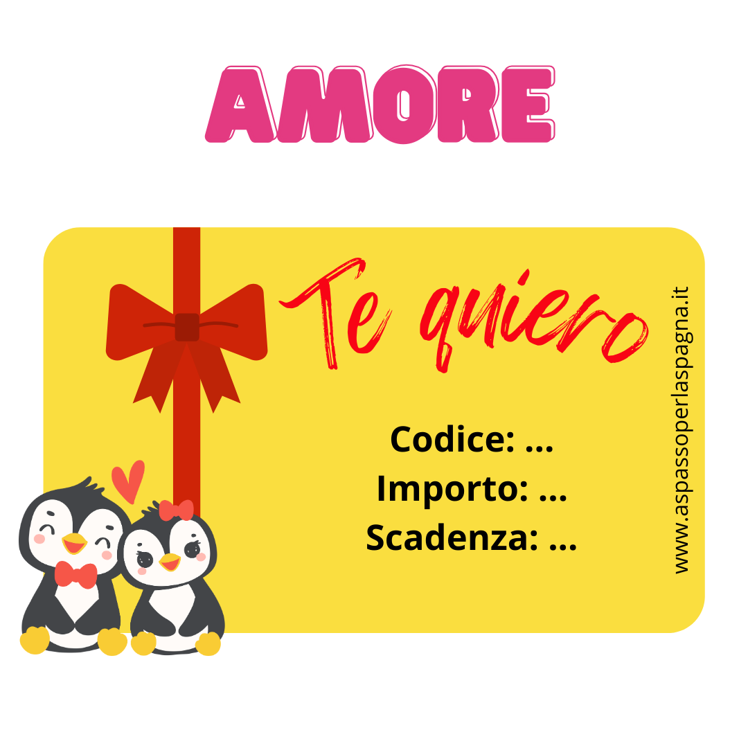 buono sconto gift card amore - aspassoperlaspagna.it