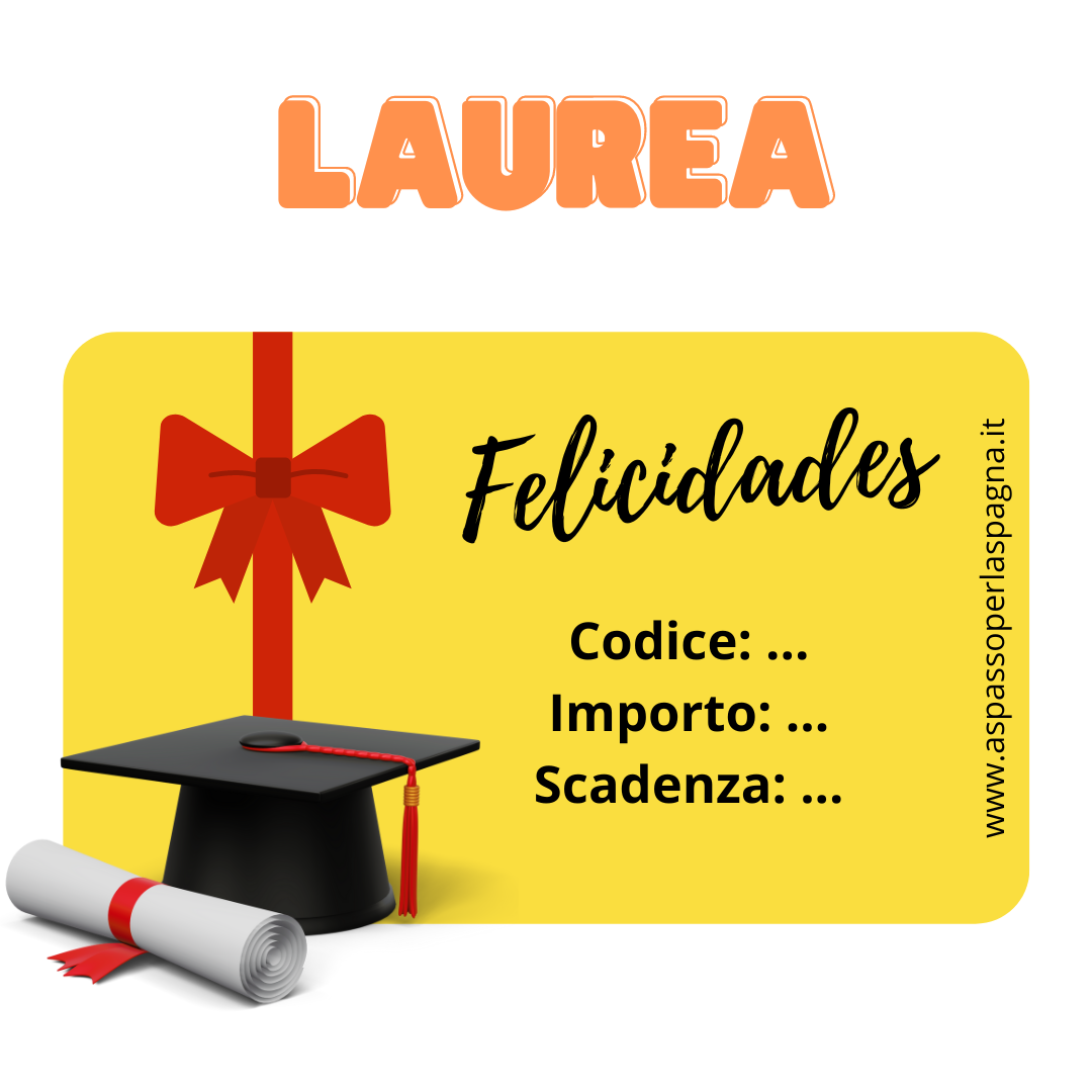 buono sconto gift card laurea - aspassoperlaspagna.it