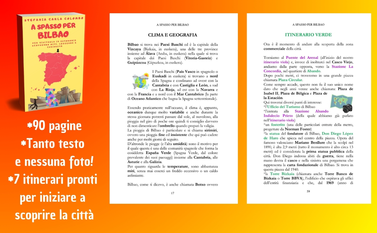 pagine prova a spasso per Bilbao -aspassoperlaspagna.it